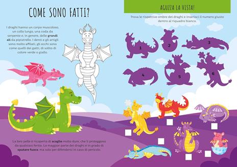 I draghi. Stickers e attività. Ediz. a colori - Maria Sara Mabilia - 2