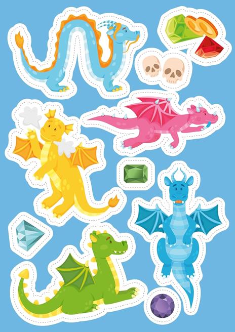 I draghi. Stickers e attività. Ediz. a colori - Maria Sara Mabilia - 6