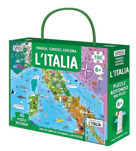 L'Italia. Viaggia, conosci, esplora. Ediz. illustrata. Con puzzle - Matteo Gaule,Ester Tomè - copertina