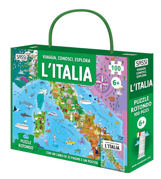 L'Italia. Viaggia, conosci, esplora. Ediz. illustrata. Con puzzle - Matteo Gaule,Ester Tomè - copertina