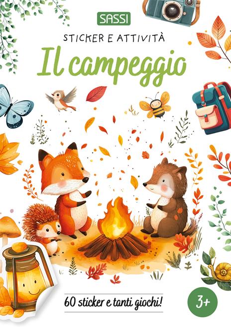 Il campeggio. Sticker e attività. Ediz. a colori - Maria Sara Mabilia - copertina
