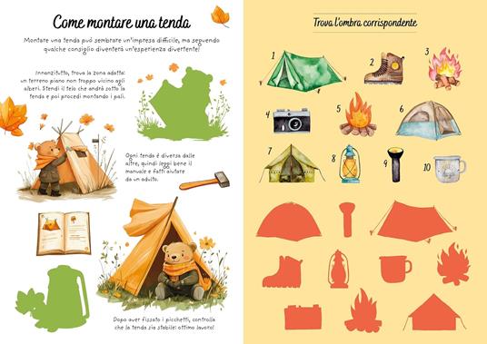 Il campeggio. Sticker e attività. Ediz. a colori - Maria Sara Mabilia - 3