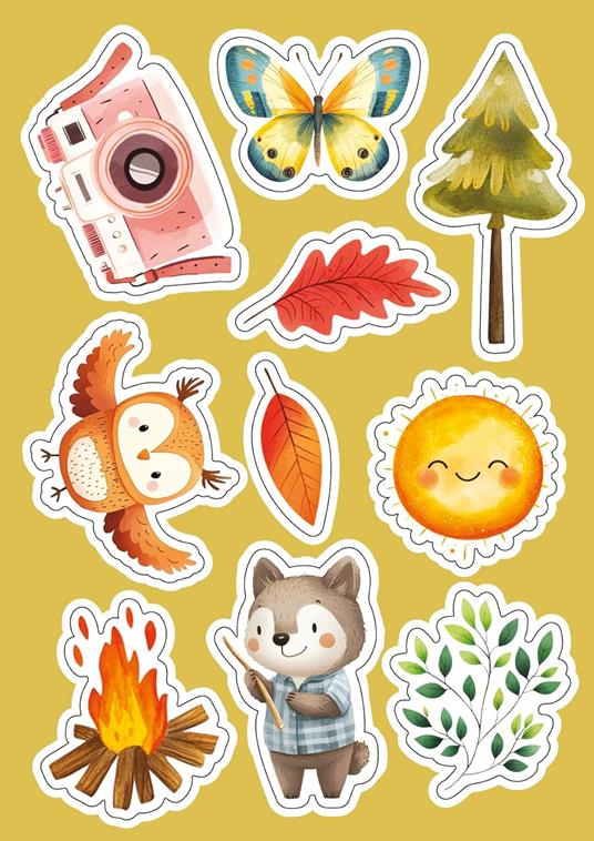 Il campeggio. Sticker e attività. Ediz. a colori - Maria Sara Mabilia - 5