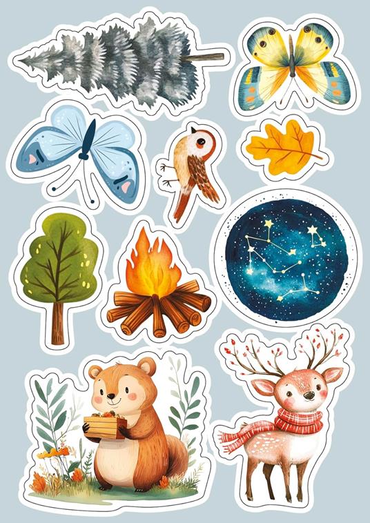 Il campeggio. Sticker e attività. Ediz. a colori - Maria Sara Mabilia - 6