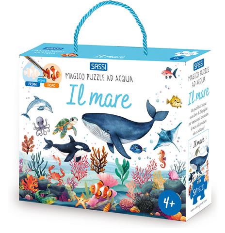 Il mare. Magico puzzle ad acqua. Ediz. a colori. Con puzzle - Matteo Gaule - copertina