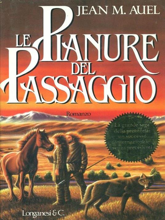 Le pianure del passaggio - Jean M. Auel - copertina