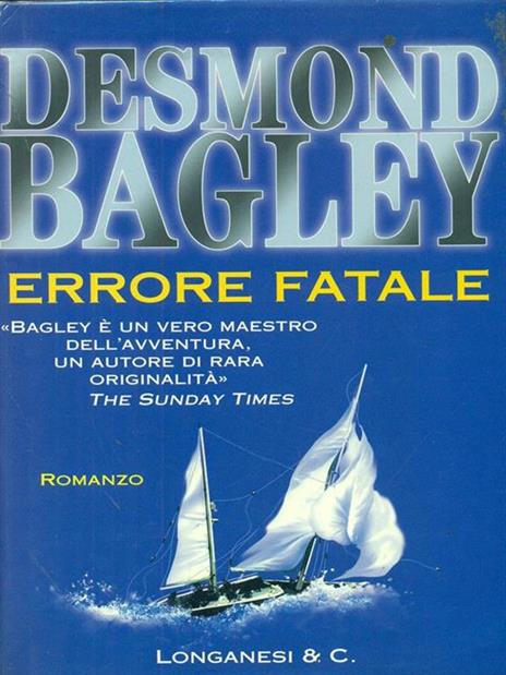 Errore fatale - Desmond Bagley - copertina
