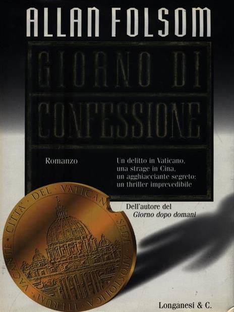 Giorno di confessione - Allan Folsom - copertina