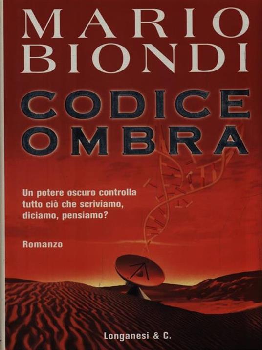 Codice ombra - Mario Biondi - copertina