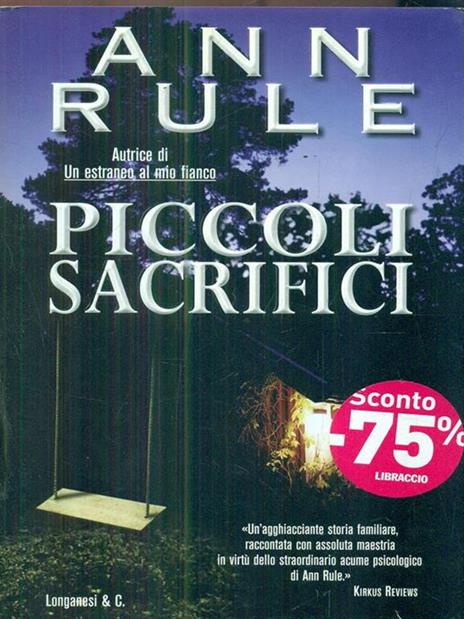 Piccoli sacrifici - Ann Rule - copertina