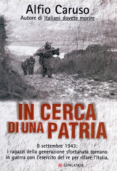 In cerca di una patria - Alfio Caruso - copertina