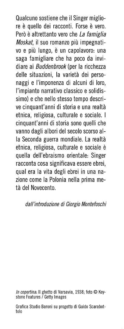 La famiglia Moskat - Isaac Bashevis Singer - 4