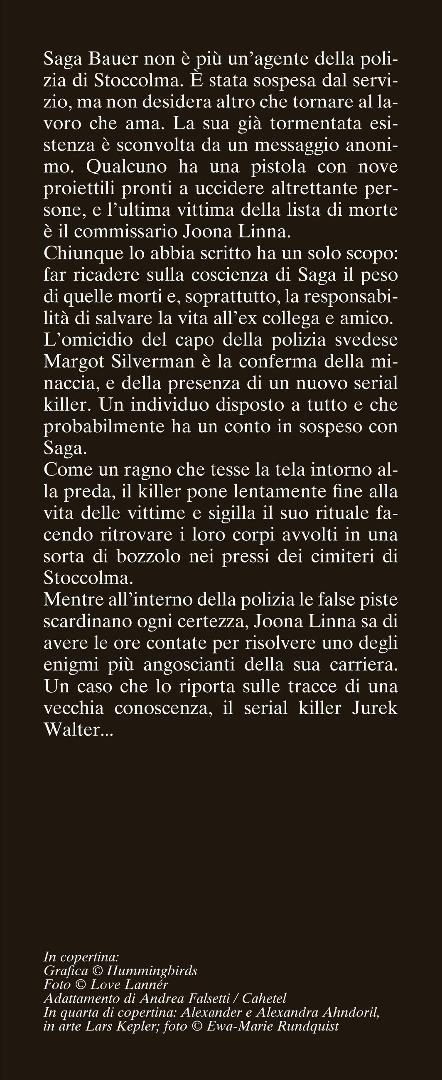 La vendetta del ragno - Lars Kepler - 4