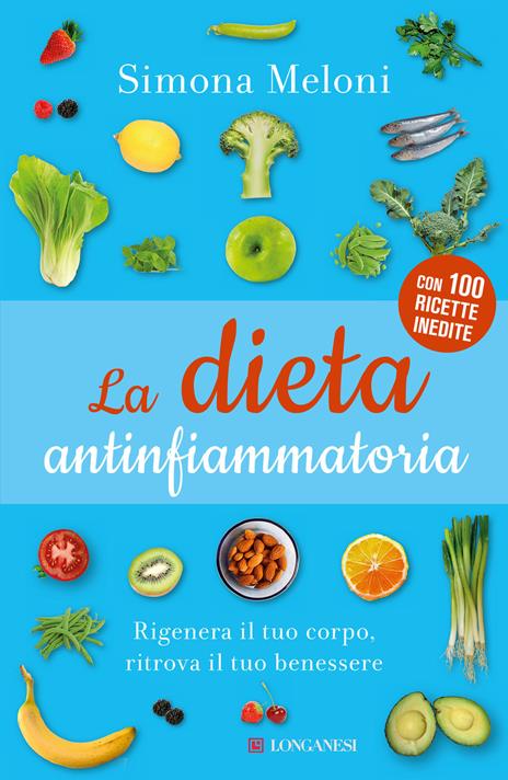 La dieta antinfiammatoria - Simona Meloni - copertina