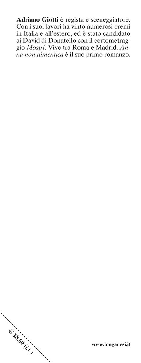 Anna non dimentica - Adriano Giotti - 3