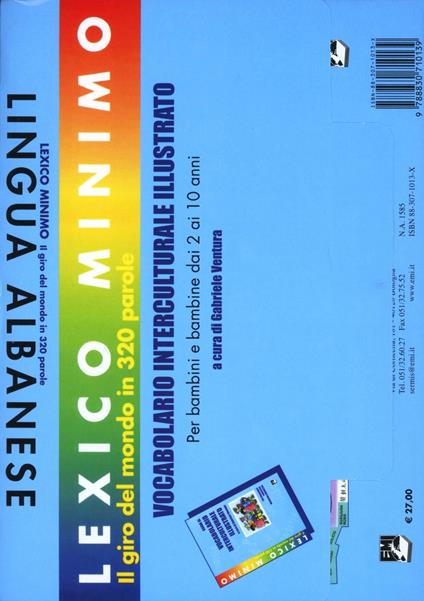 Lexico minimo. Vocabolario interculturale illustrato. Per bambini e bambine dai 2 ai 10 anni. Ediz. urdu - copertina