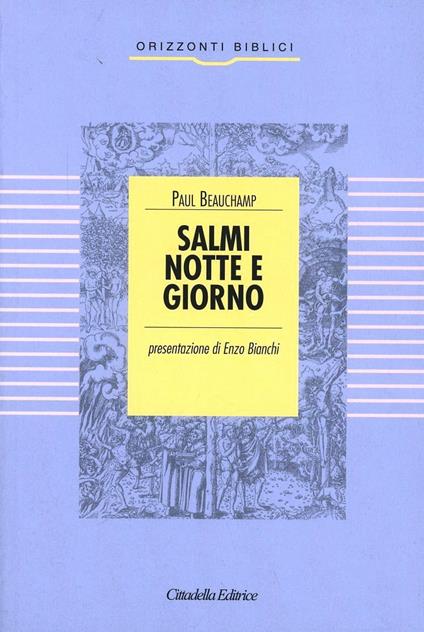 Salmi notte e giorno - Paul Beauchamp - copertina