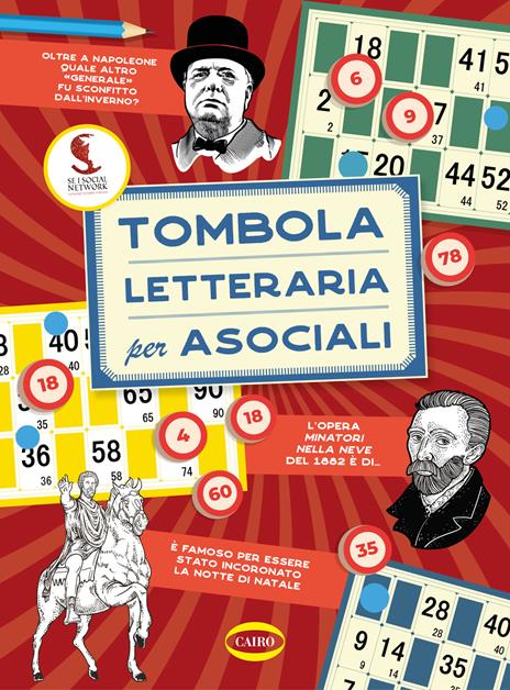 Tombola letteraria per asociali - Se i social network fossero sempre esistiti - copertina