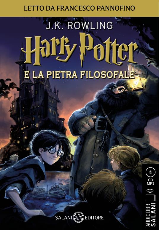 Harry Potter e la pietra filosofale letto da Francesco Pannofino. Audiolibro. CD Audio formato MP3. Vol. 1 - J. K. Rowling - copertina