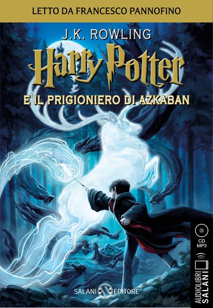 Harry Potter e il prigioniero di Azkaban letto da Francesco Pannofino. Audiolibro. CD Audio formato MP3 - J. K. Rowling - copertina
