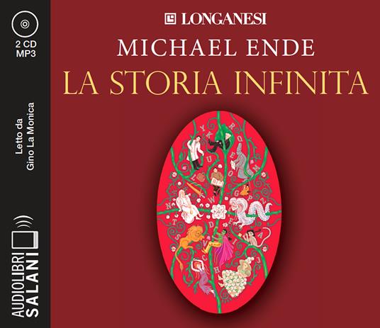 La storia infinita letto da Gino La Monica. Audiolibro. CD Audio formato MP3 - Michael Ende - copertina