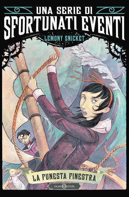 La funesta finestra. Una serie di sfortunati eventi. Vol. 3 - Lemony Snicket - copertina