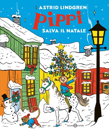 Pippi salva il Natale. Ediz. a colori - Astrid Lindgren - copertina