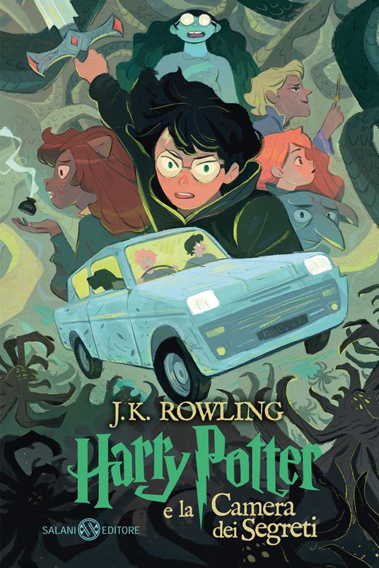 Harry Potter e la camera dei segreti - J. K. Rowling - copertina