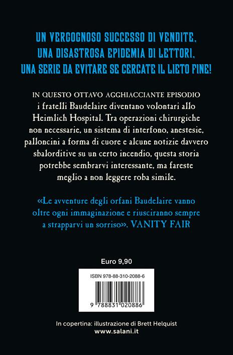L'ostile ospedale. Una serie di sfortunati eventi. Vol. 8 - Lemony Snicket - 2