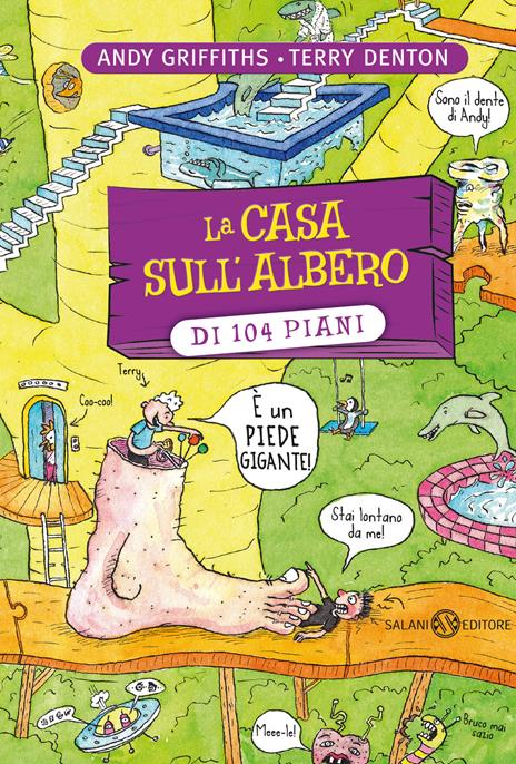 La casa sull'albero di 104 piani - Andy Griffiths,Terry Denton - copertina