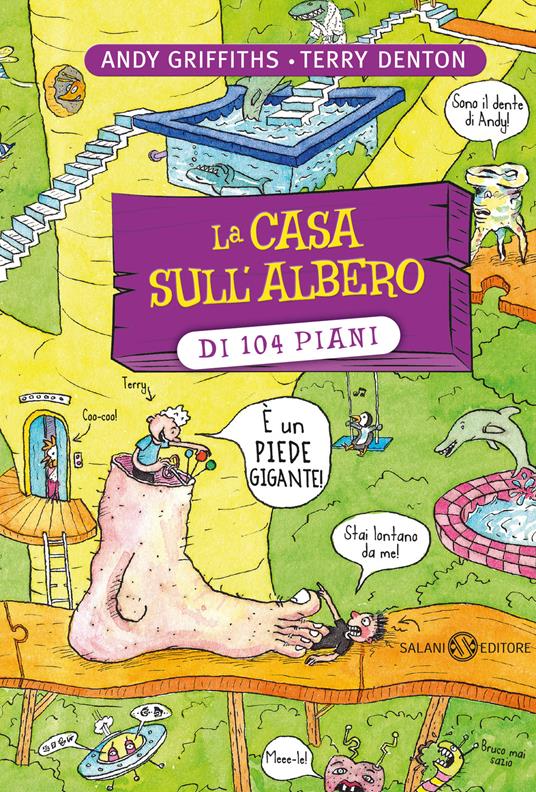 La casa sull'albero di 104 piani - Andy Griffiths,Terry Denton - copertina