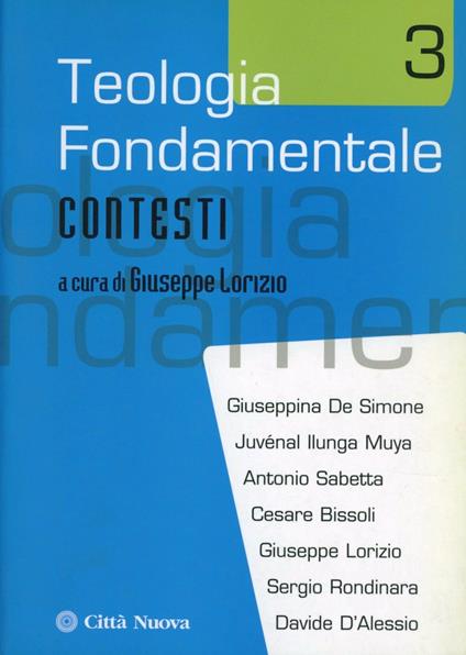 Teologia fondamentale. Vol. 3: Contesti - copertina