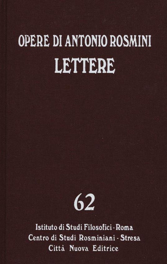 Lettere. Vol. 2: Novembre 1816-dicembre 1819 - Antonio Rosmini - copertina