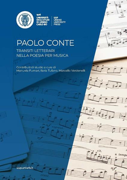 Paolo Conte. Transiti letterari nella poesia per musica - copertina