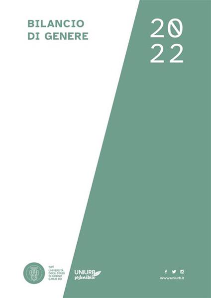 Bilancio di genere. Anno 2022 - copertina