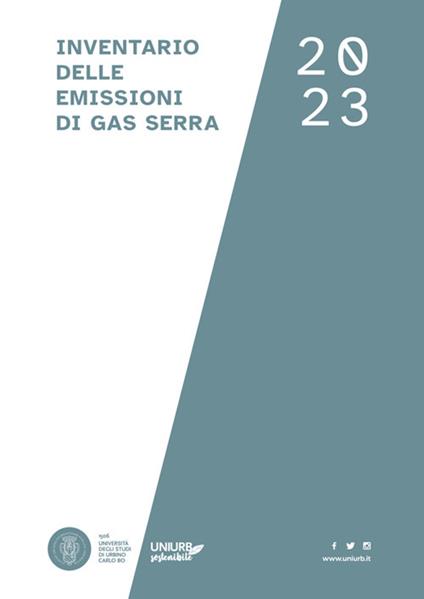 Inventario delle emissioni di gas serra 2023 - copertina