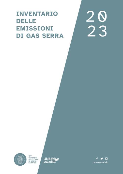Inventario delle emissioni di gas serra 2023 - copertina