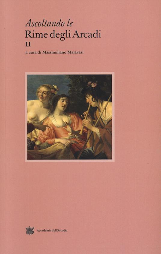 Ascoltando le rime degli arcadi. Vol. 2 - copertina