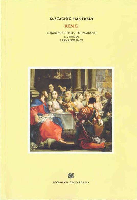 Eustachio Manfredi, rime. Edizione critica e commento - copertina