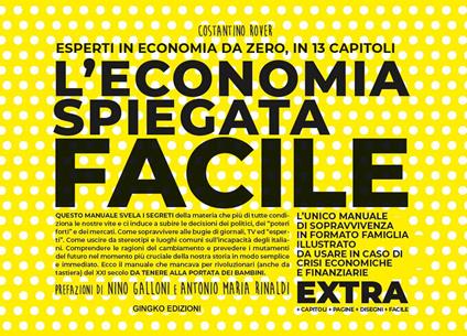 L'economia spiegata facile. Extra. Ediz. ampliata - Costantino Rover - copertina