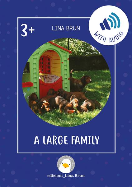 A large family. Con File audio per il download - Lina Brun - copertina