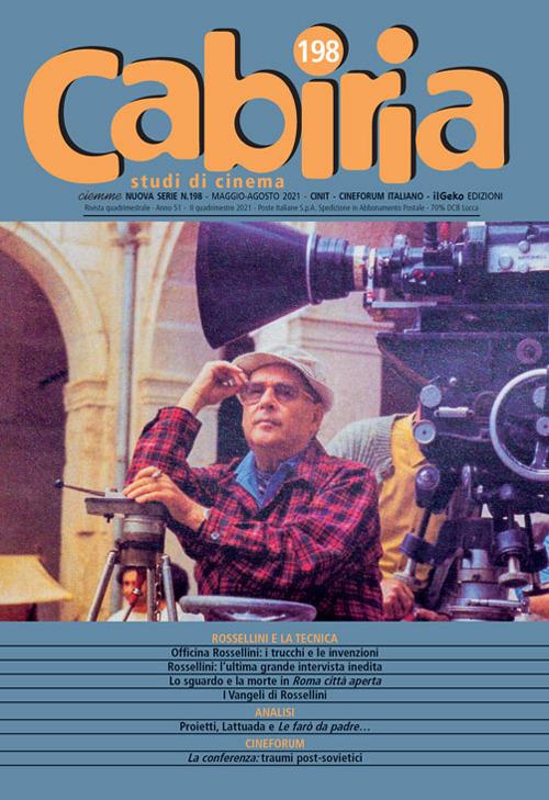 Cabiria. Studi di cinema. Vol. 198 - copertina