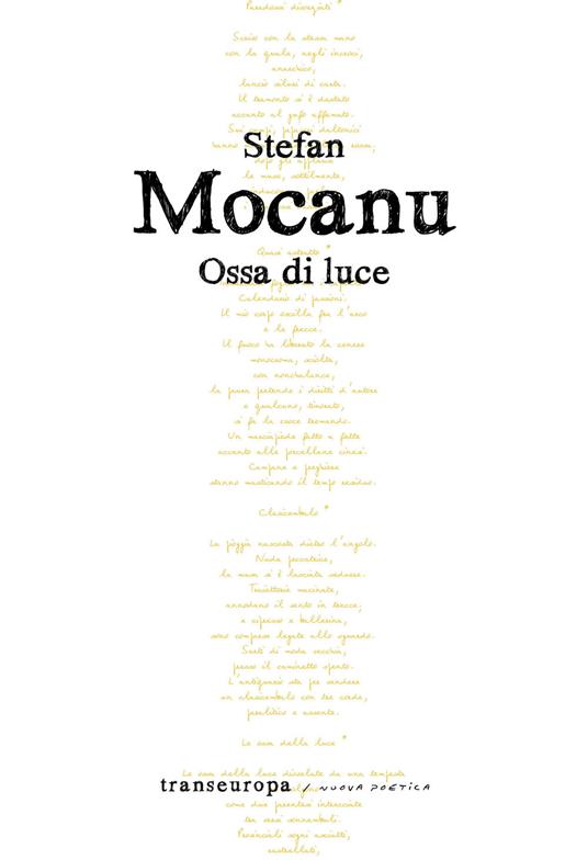 Ossa di luce - Stefan Mocanu - copertina