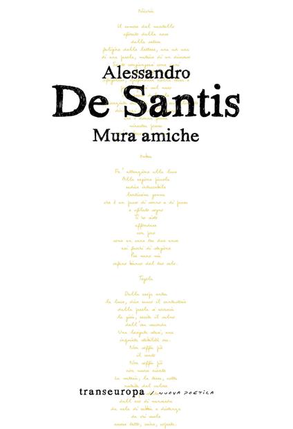 Mura amiche - Alessandro De Santis - copertina