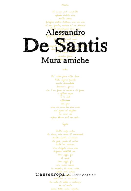 Mura amiche - Alessandro De Santis - copertina