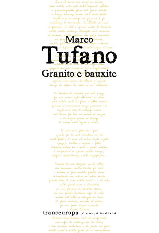Granito e bauxite - Marco Tufano - copertina