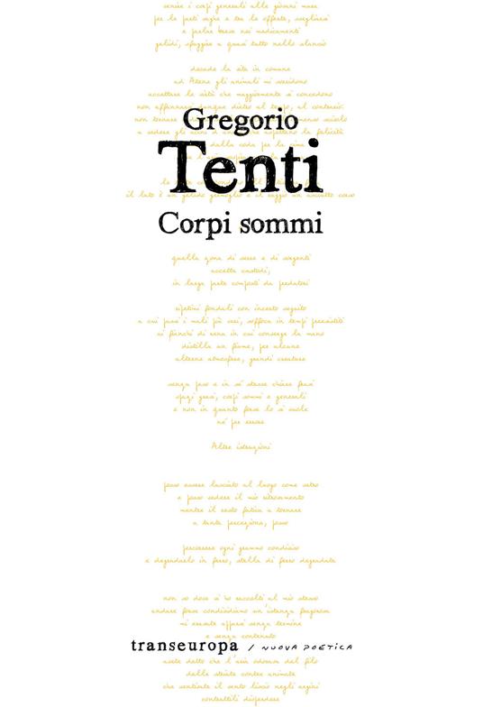 Corpi sommi - Gregorio Tenti - copertina