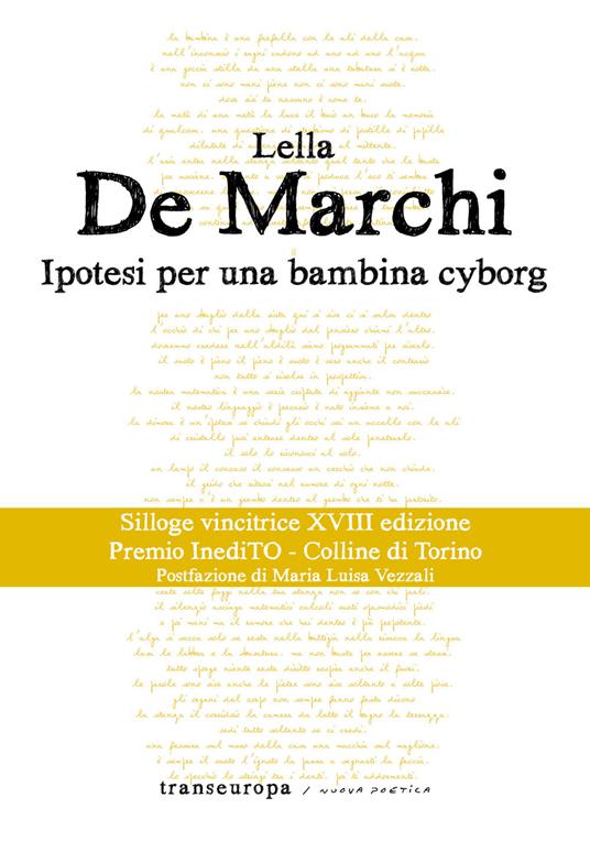 Ipotesi per una bambina cyborg - Lella De Marchi - copertina