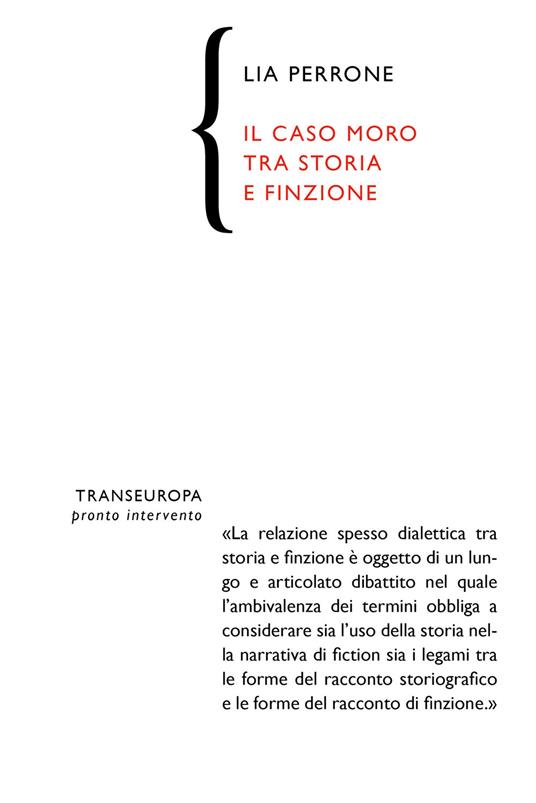 Il caso Moro tra storia e finzione - Lia Perrone - copertina