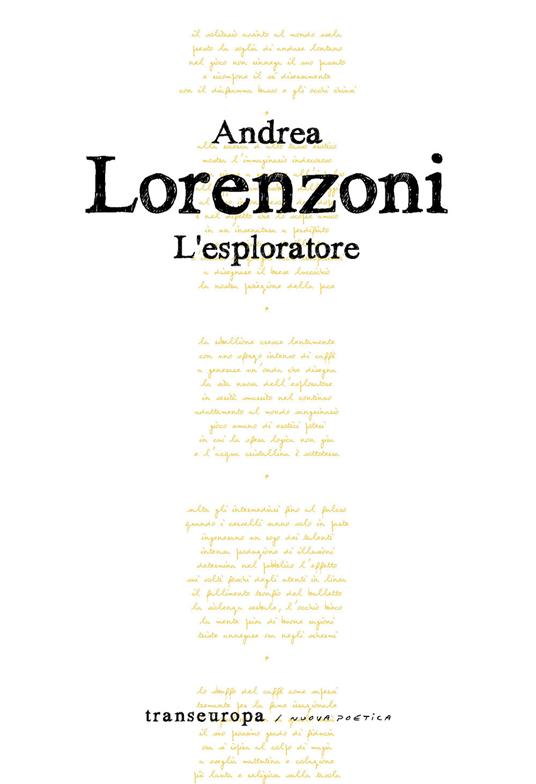 L'esploratore - Andrea Lorenzoni - copertina